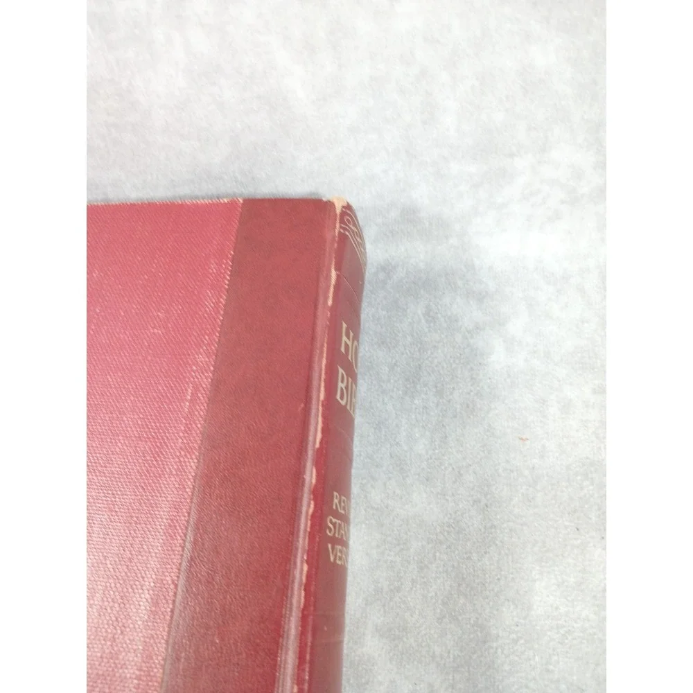 The Holy Bible Revised Standard Version Red Hardcover Thomas Nelson & Sons 1953